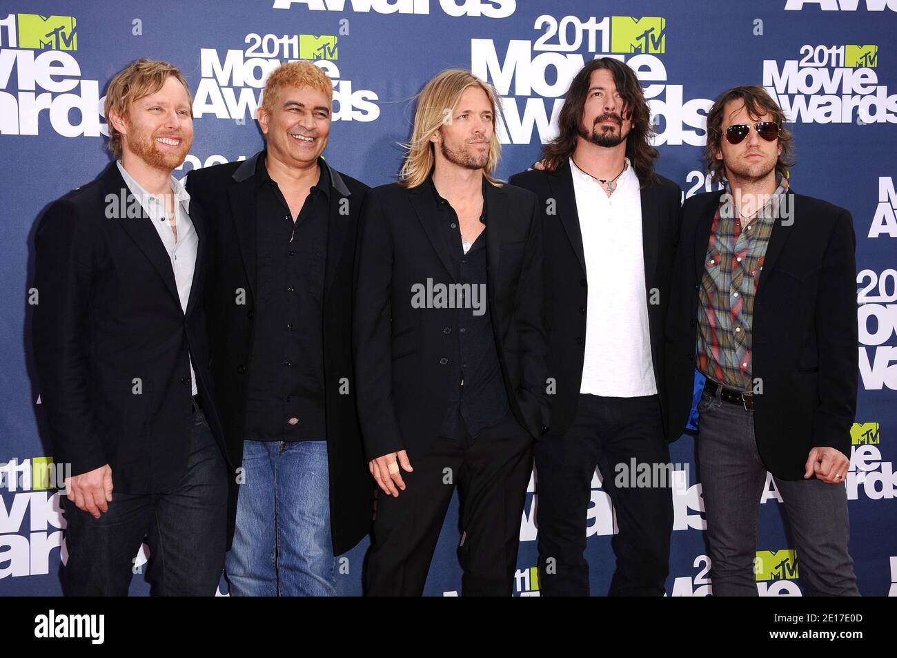 Foo Fighters nimmt am 2011 5. Juni 2011 an den MTV Movie Awards im Gibson Theater in Los Angeles, CA, USA Teil. Foto von Lionel Hahn/ABACAPRESS.COM Stockfoto