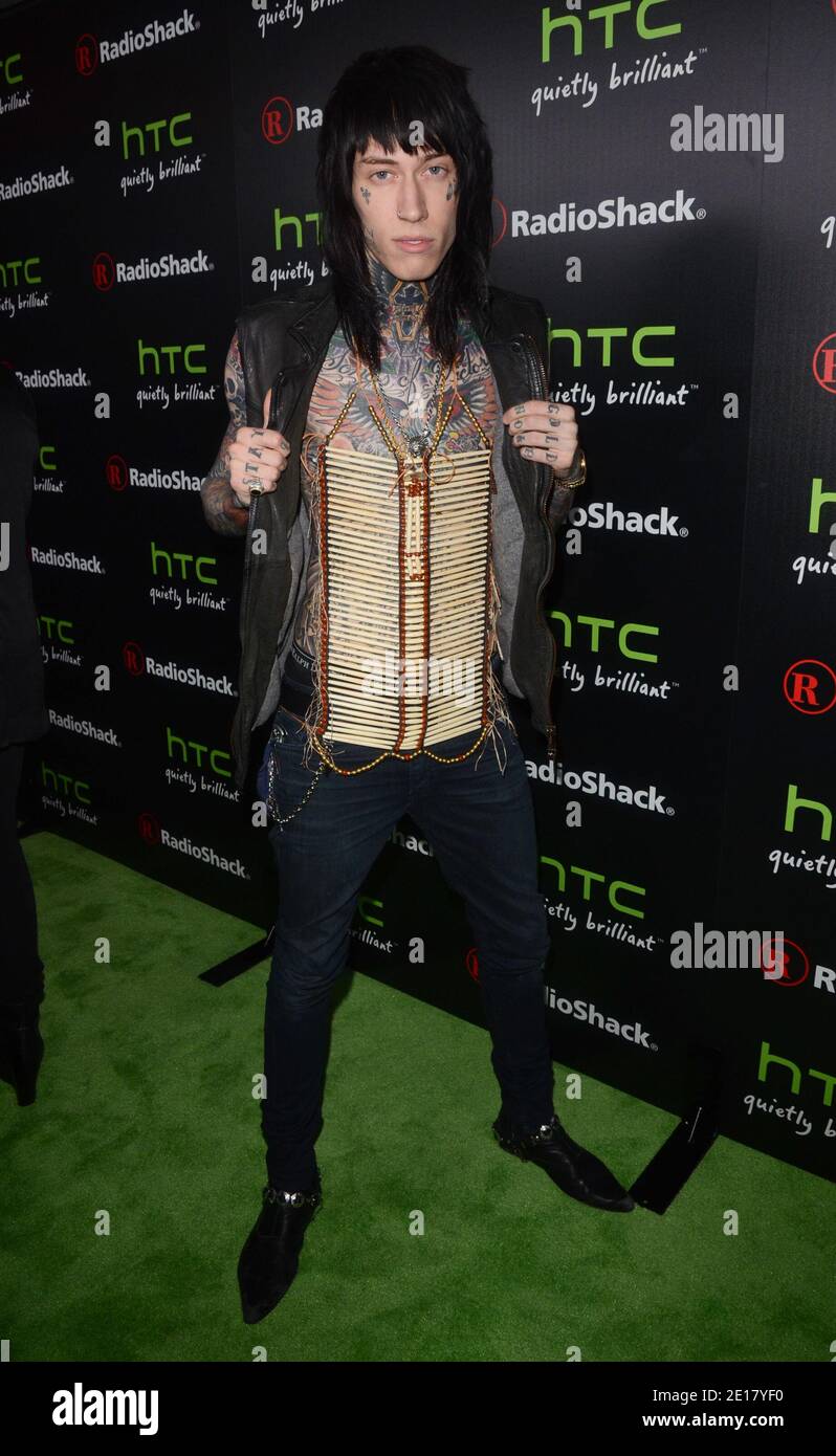 Trace Cyrus kommt zur "Radioshacks HTC EVO 3D Launch Party", die am 23. Juni 2011 in Radioshack in West Hollywood, Los Angeles, CA, USA, stattfand. Foto von Tonya Wise/ABACAPRESS.COM Stockfoto