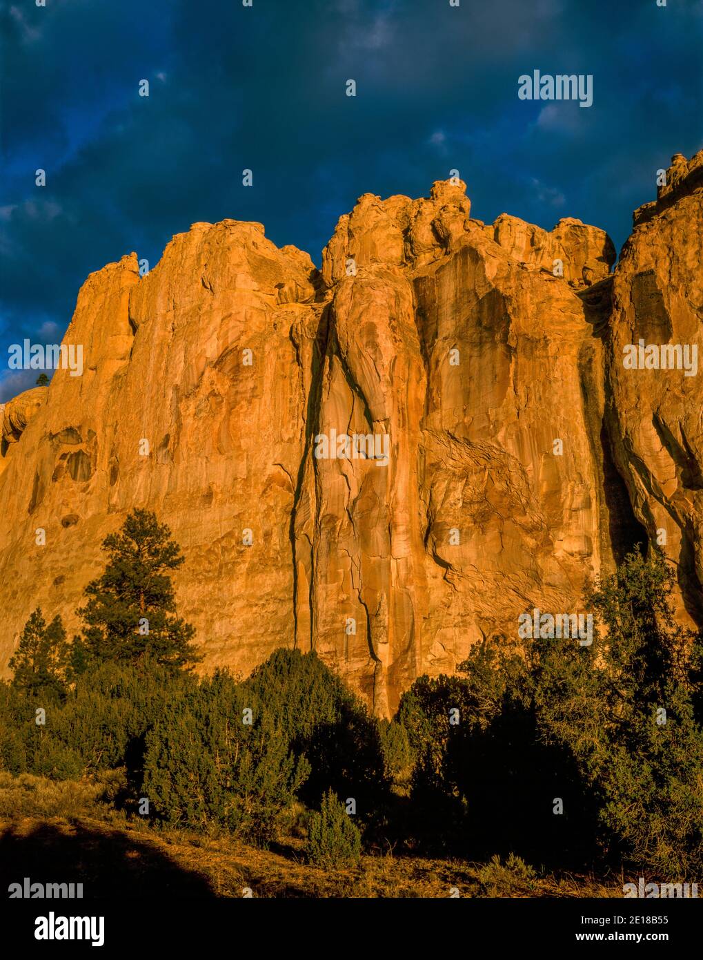 Sunrise, Inscription Rock, El Morro National Monument, New Mexico Stockfoto
