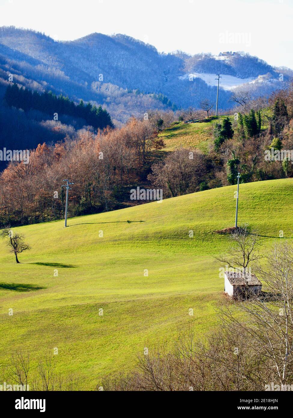 Italienische Landschaft Stockfoto