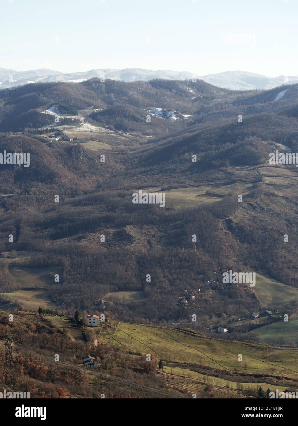 Italienische Landschaft Stockfoto