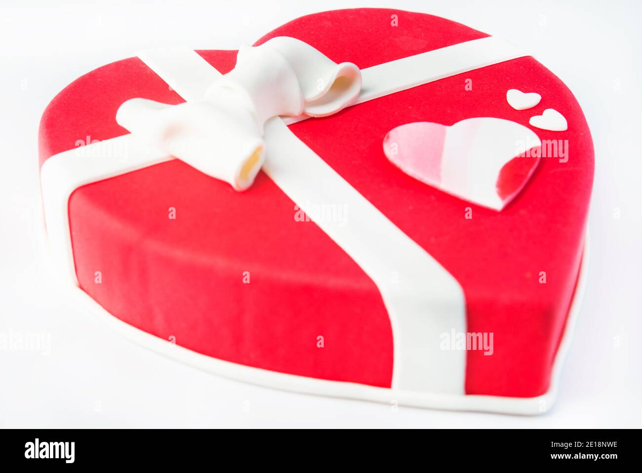 Kuchenform für einen romantischen Tag Stockfoto