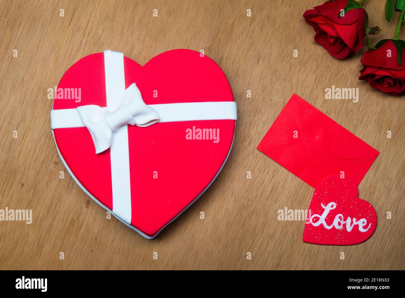 Kuchenform für einen romantischen Tag Stockfoto