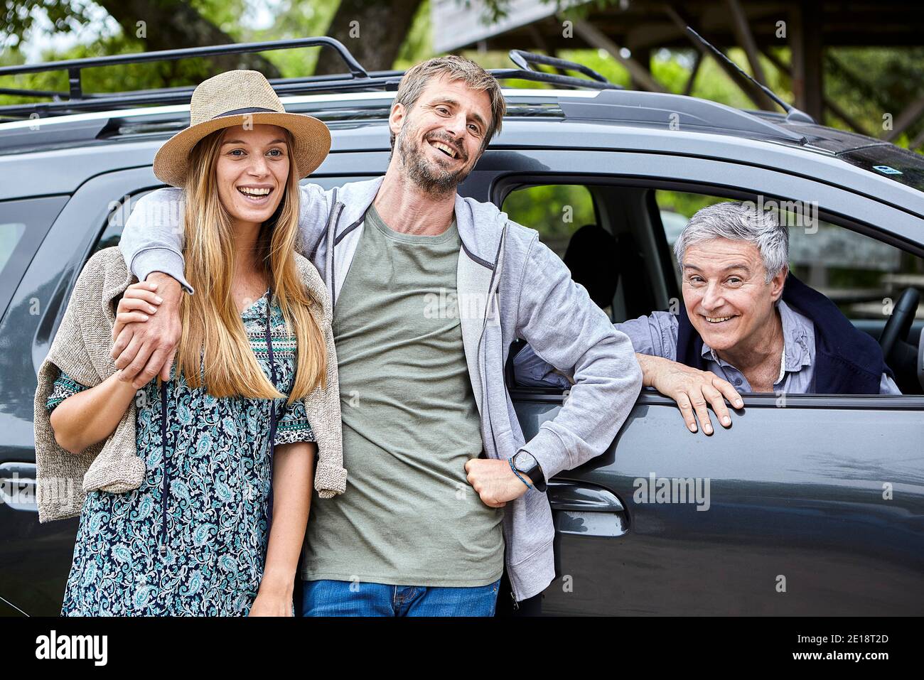 Porträt der Familie Stockfoto