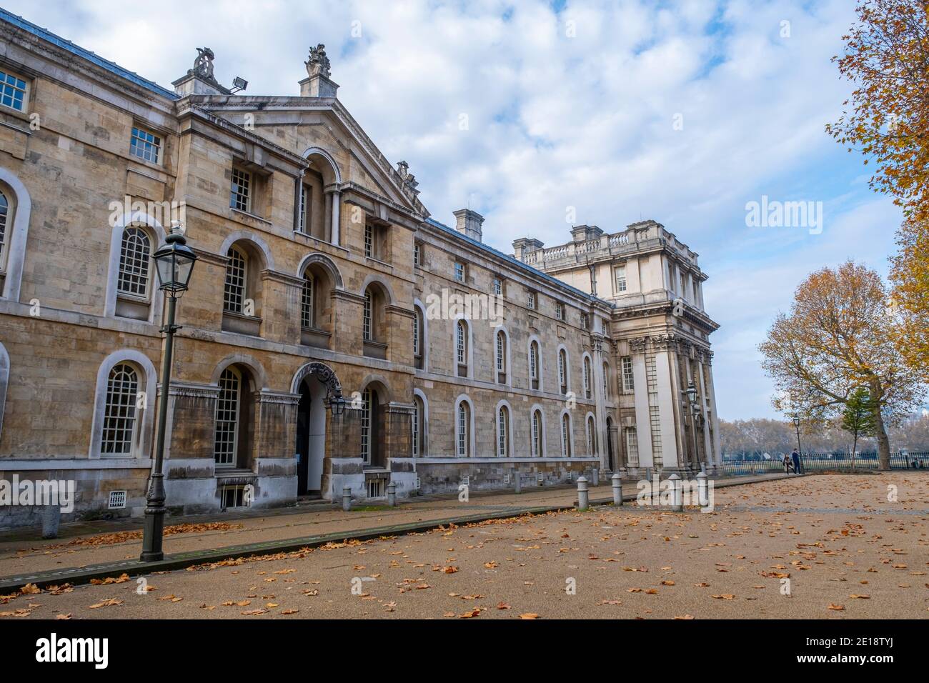 Die Universität von Greenwich im Herbst. Stockfoto