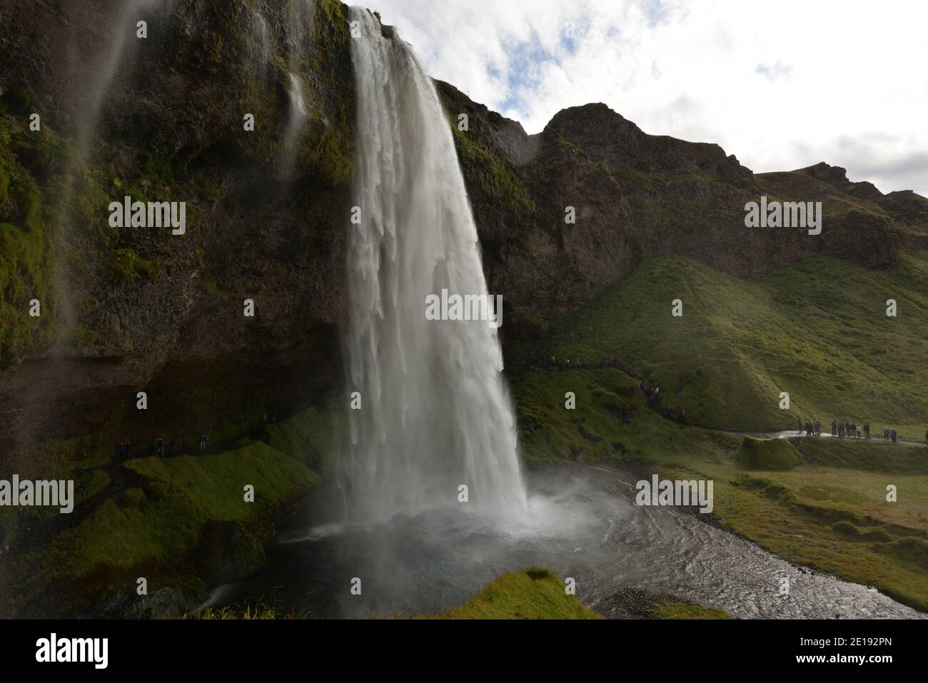 Skogafoss Wasserfall in Island Stockfoto