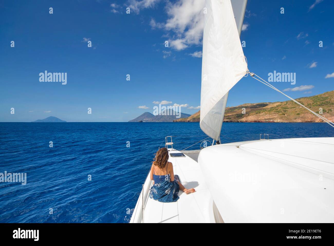 Lipari, Äolische Inseln (Isole Eolie), Sizilien Stockfoto