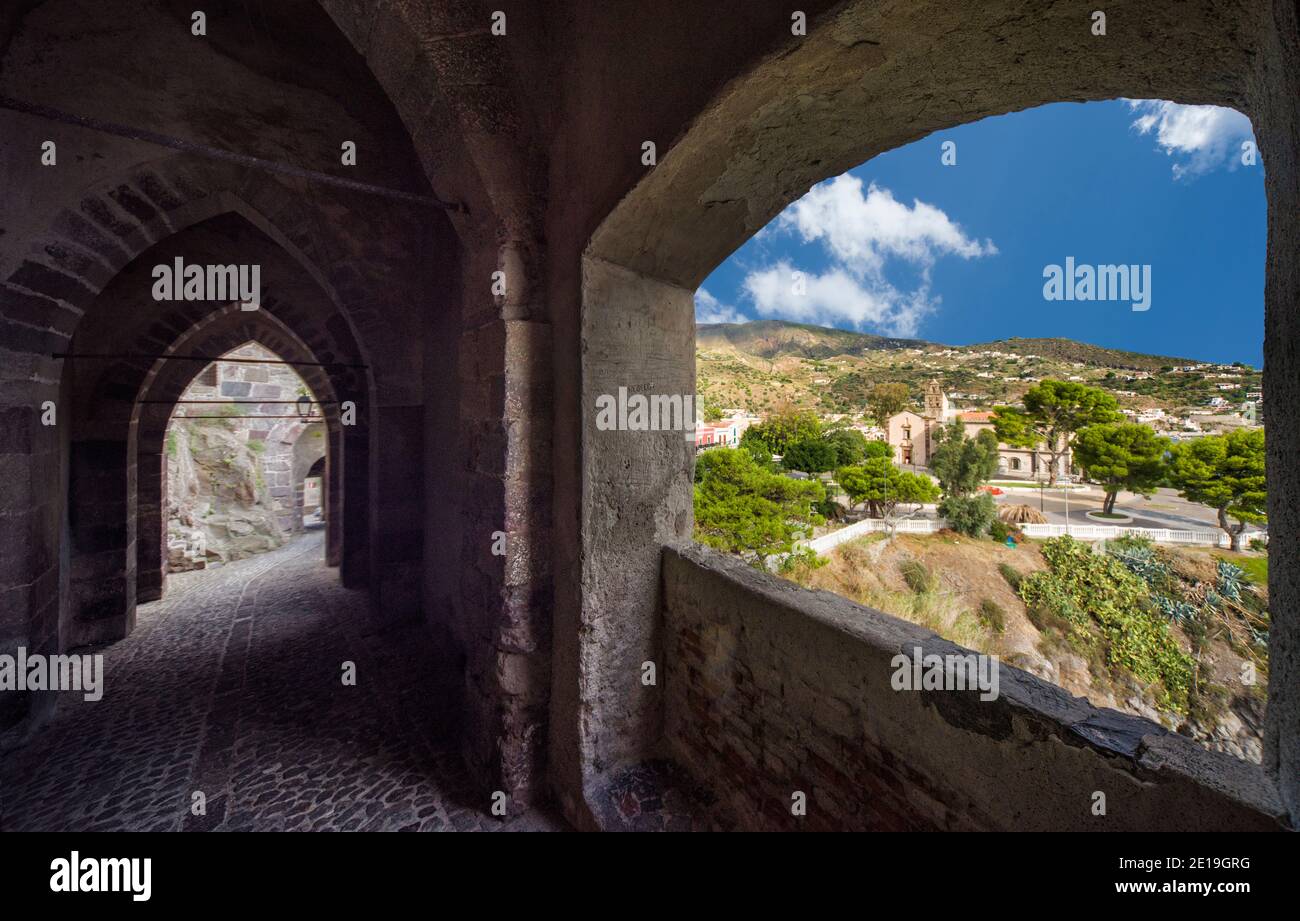 Lipari, Äolische Inseln (Isole Eolie), Sizilien Stockfoto