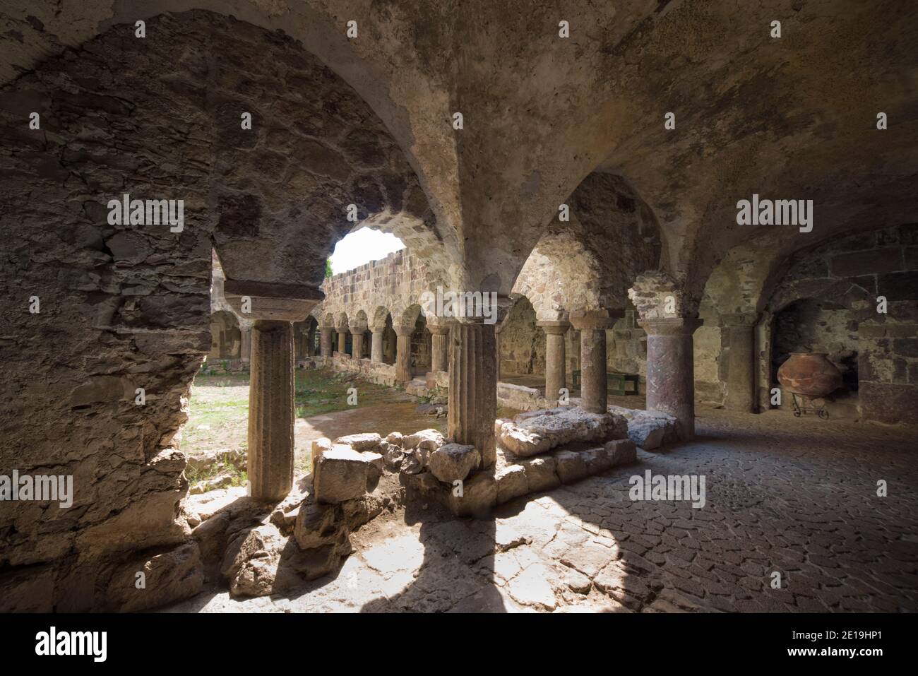 Archäologisches Museum von Lipari, Äolischen Inseln (Isole Eolie), Sizilien Stockfoto
