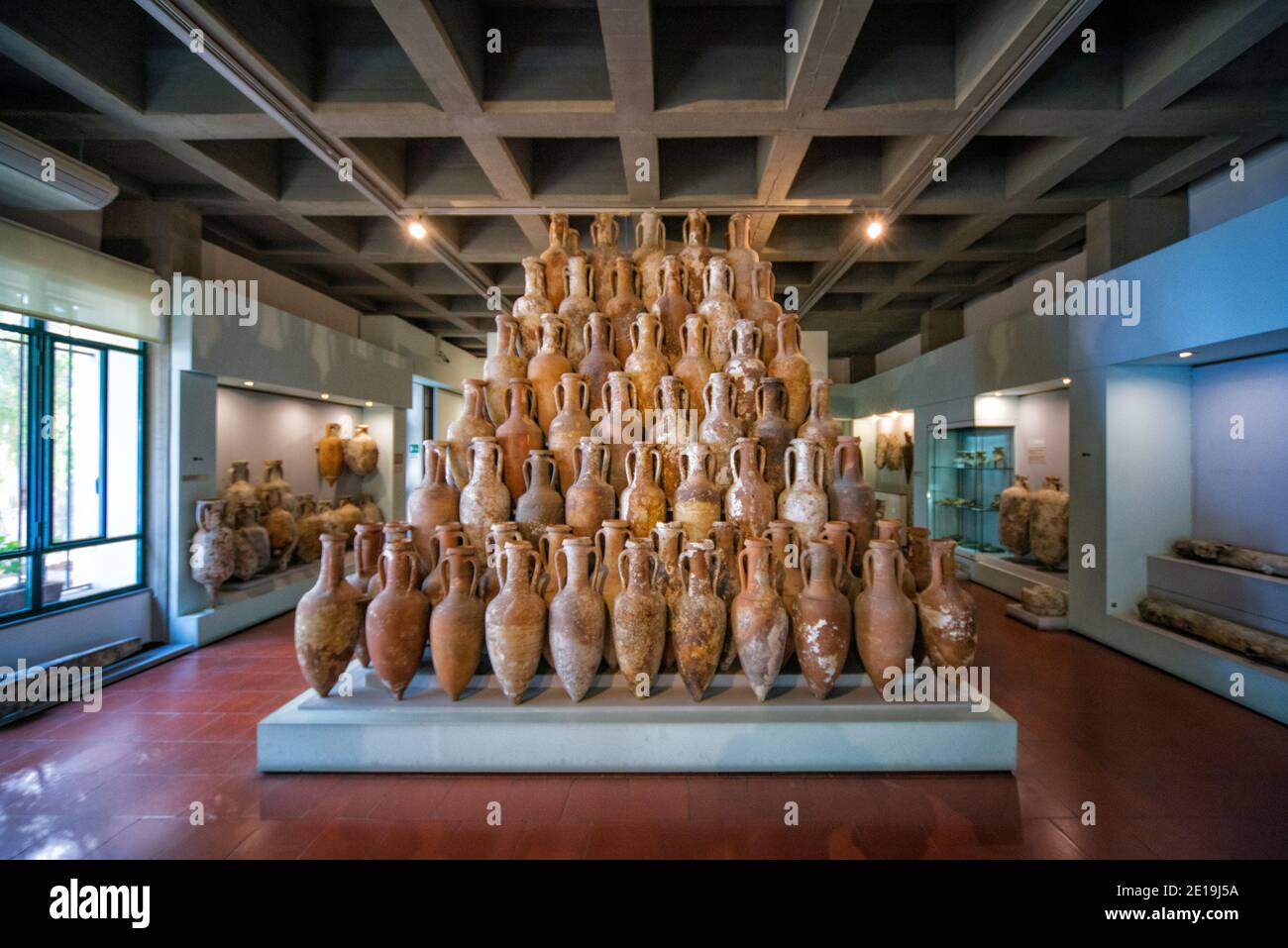 Archäologisches Museum von Lipari, Äolischen Inseln (Isole Eolie), Sizilien Stockfoto