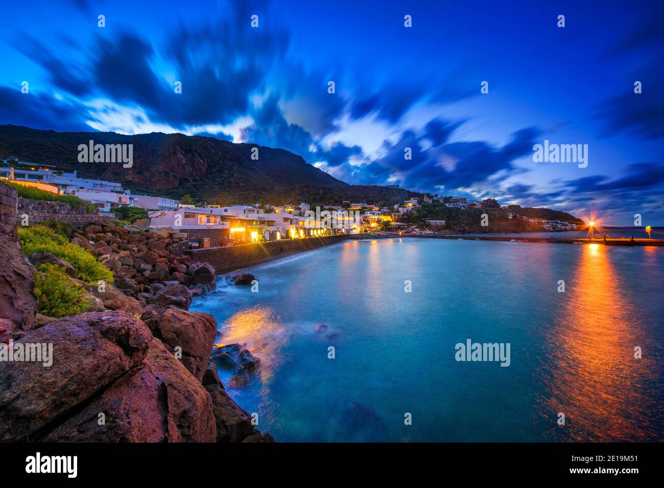 Panarea, Äolische Inseln (Isole Eolie), Sizilien Stockfoto