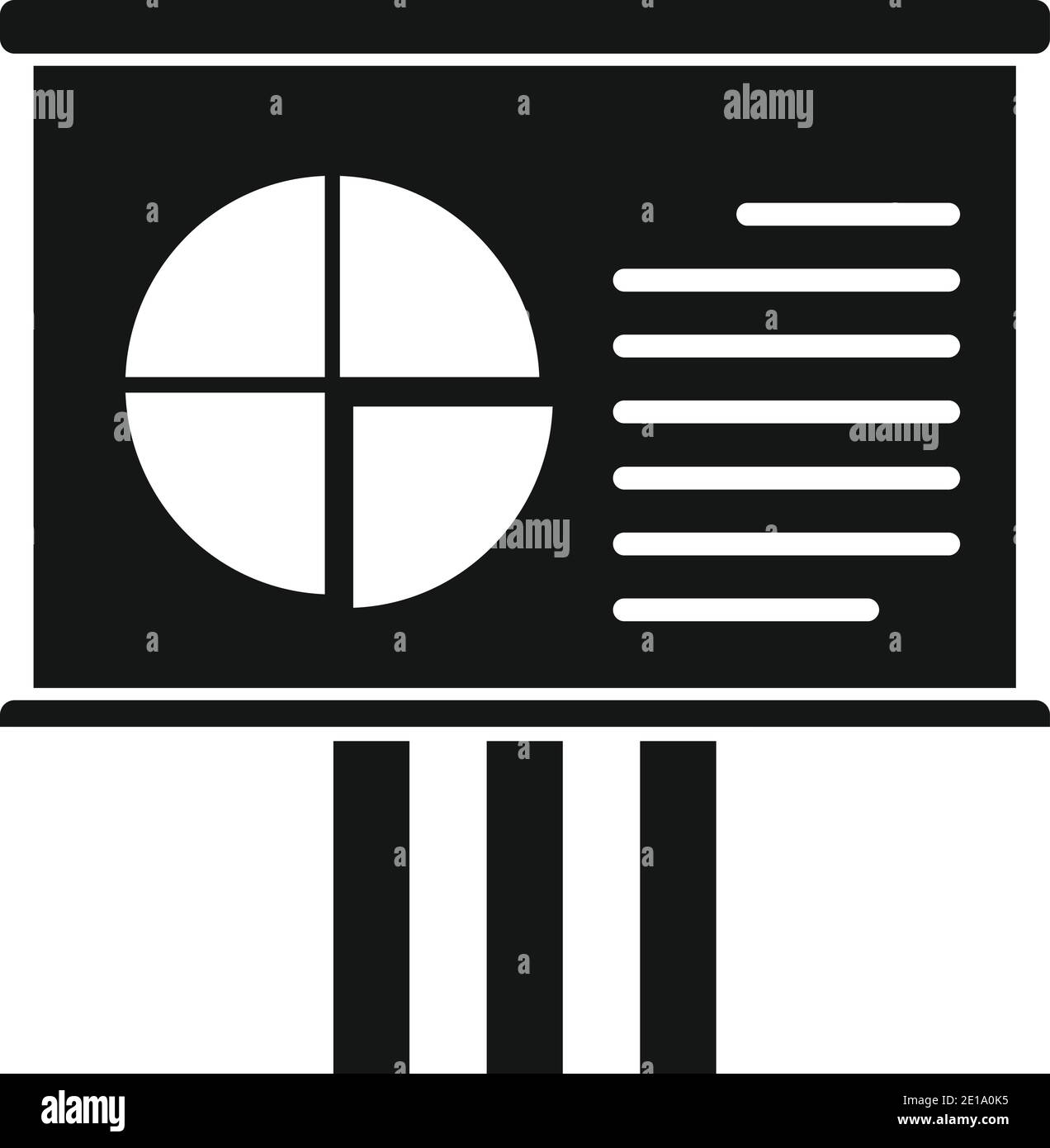 Soziologie Lektion Banner-Symbol, einfachen Stil Stock Vektor