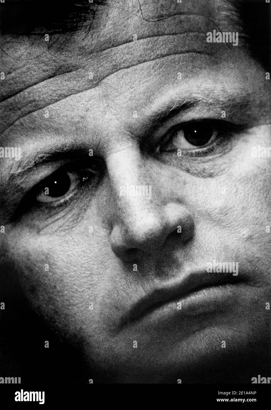 Massachusetts Senator, Edward M. (Ted) Kennedy, fotografiert ca. 1971 im Kennedy Compound, Palm Beach, Florida. Stockfoto