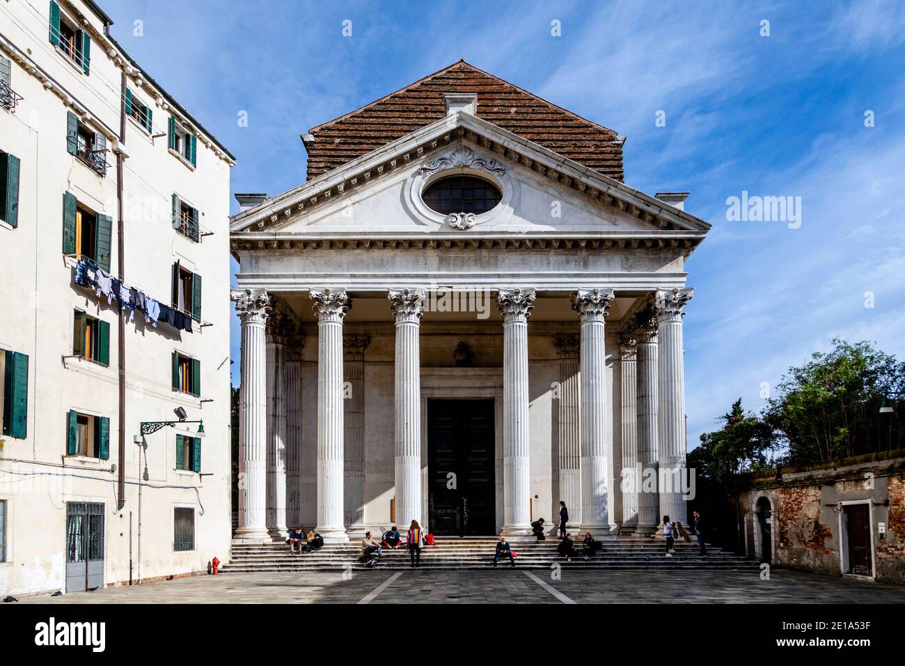 Chiesa Di San Nicola Da Tolentino, Venedig, Italien. Stockfoto