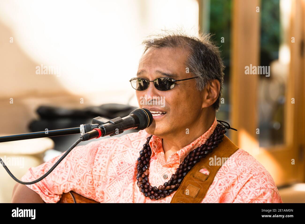 Maui, Hawaii, Wailea Beach, Larry Tritt Auf Stockfoto