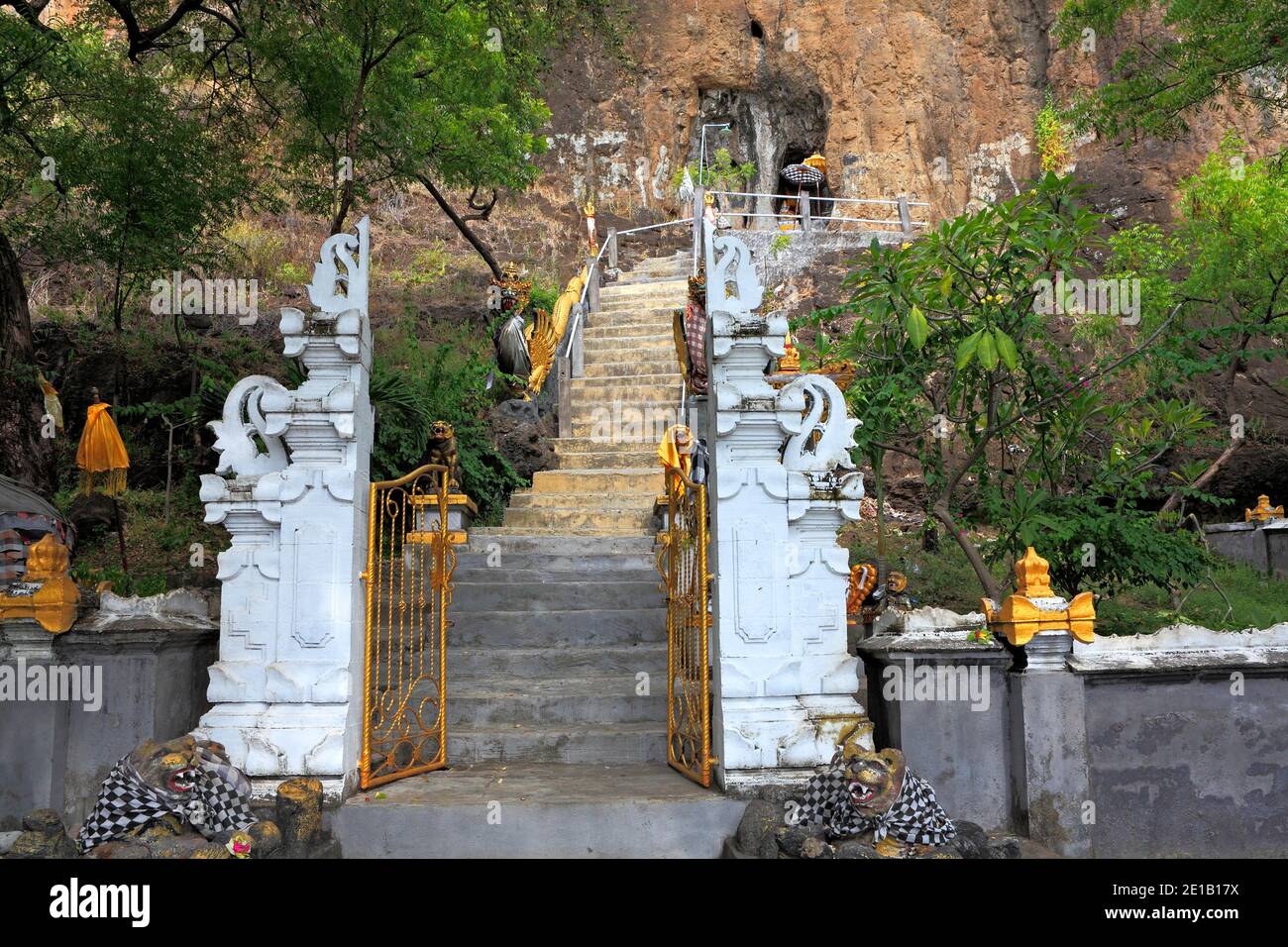 Pura Goa Tirta SUNIA Tempel in der Nähe von Pemuteran, Nord Bali, Indonesien Stockfoto