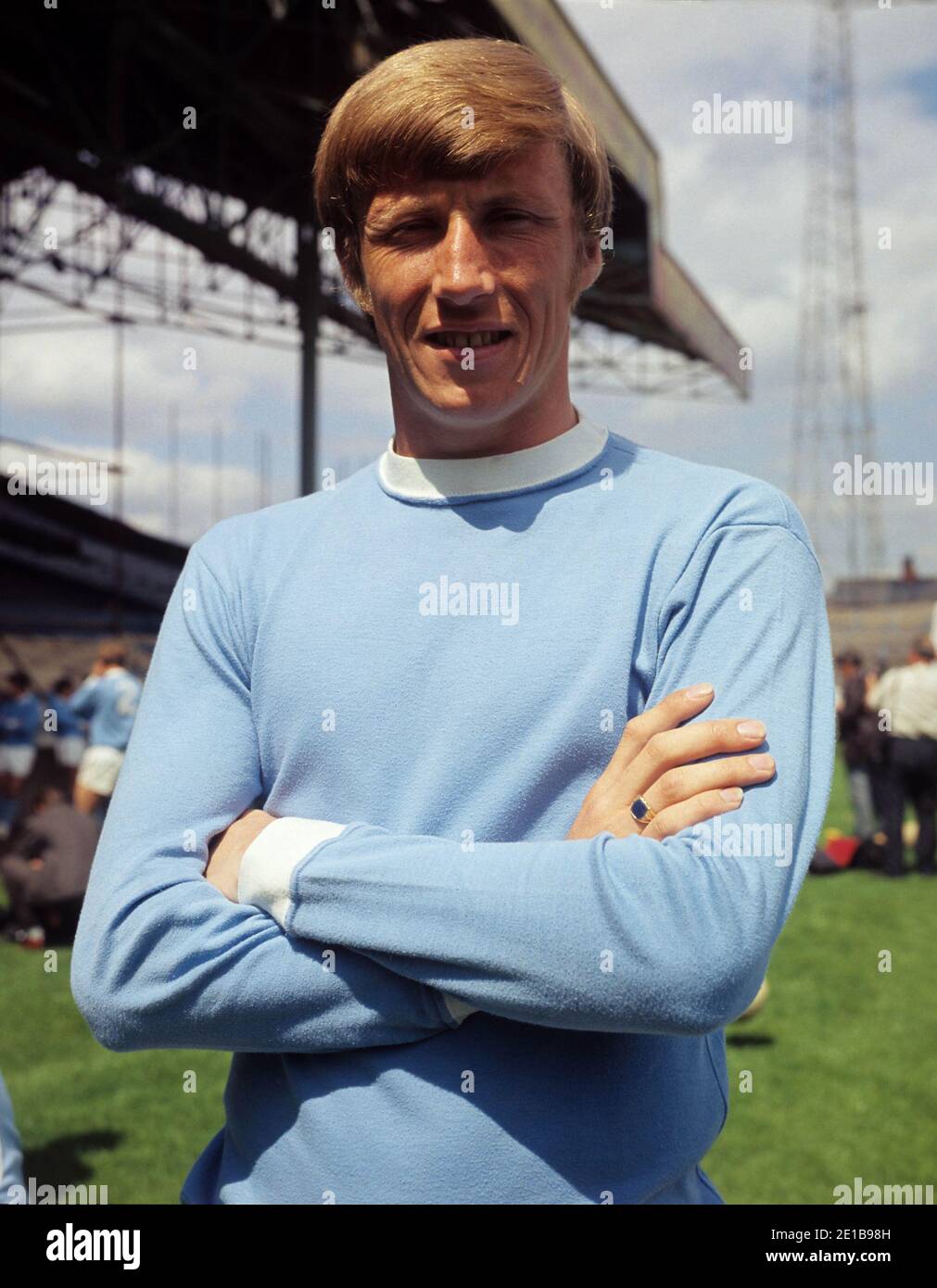 Aktenfoto vom 01-07-1969 von Colin Bell, Manchester City. Stockfoto