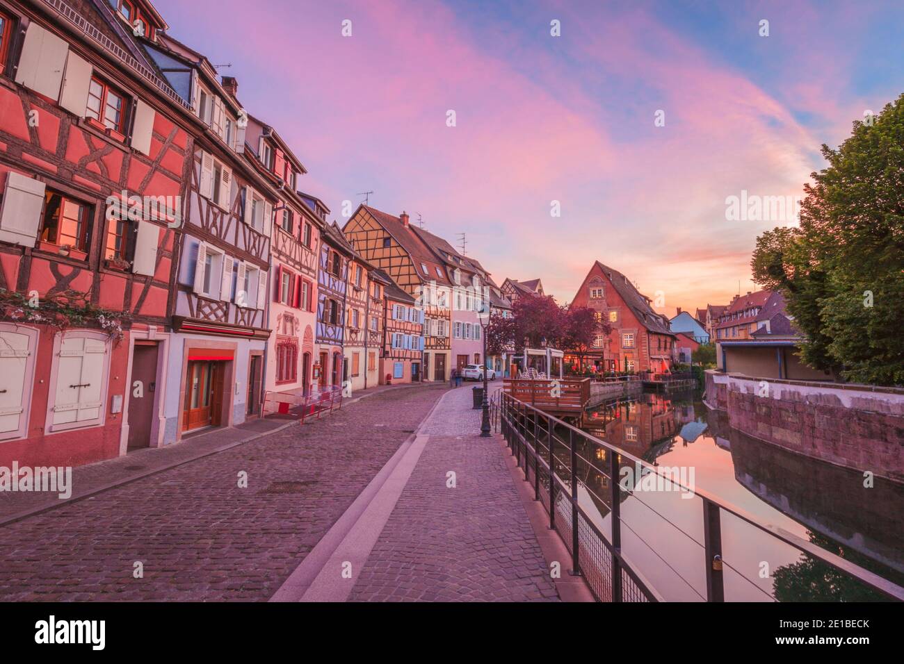 Architektur von Colmar. Colmar, Grand Est, Frankreich. Stockfoto