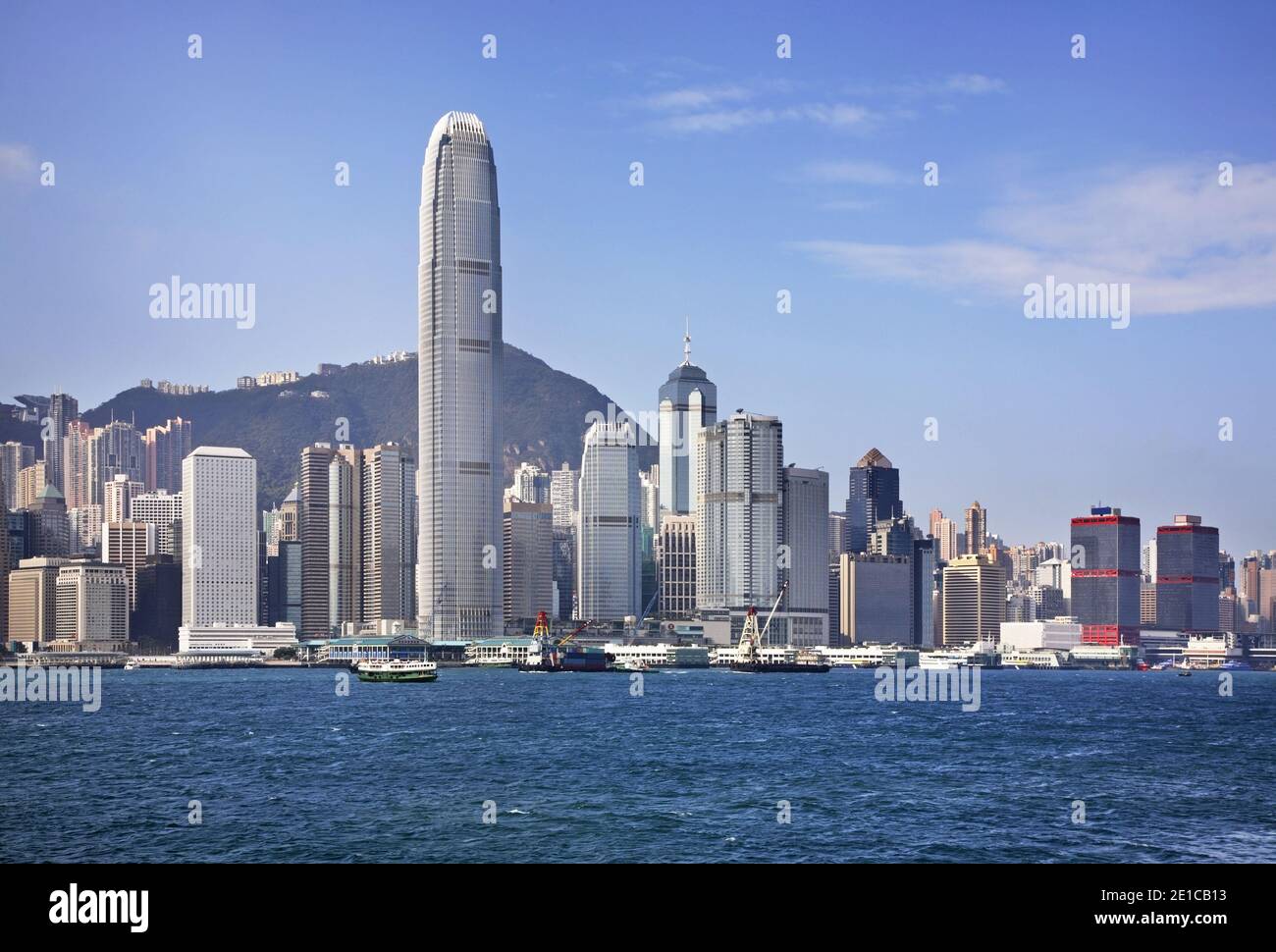 Victoria Strait in Hongkong. China Stockfoto