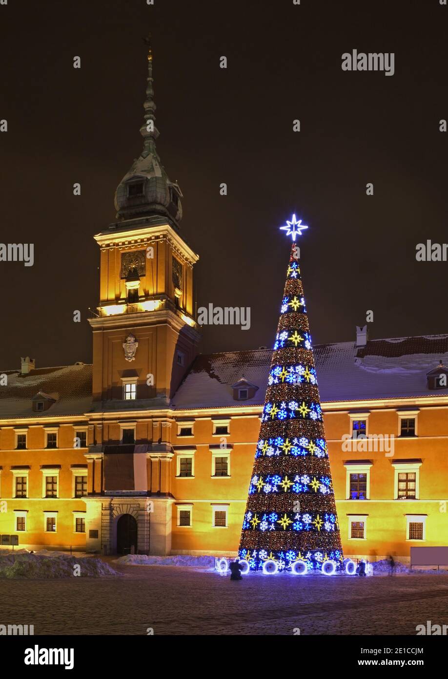 Schlossplatz in Warschau. Polen Stockfoto