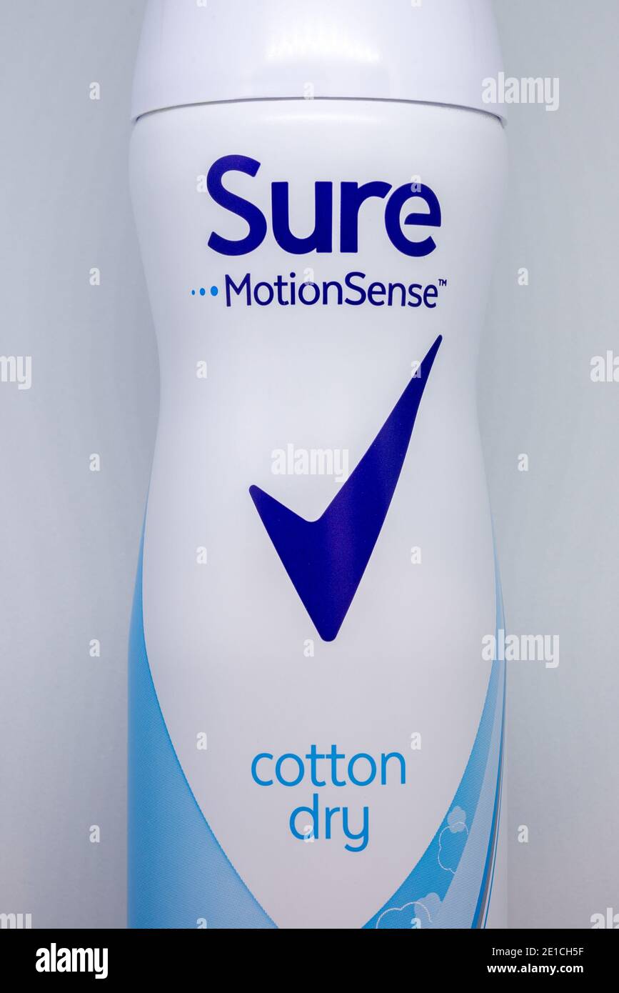 Sicher Antitranspirant Deodorant für Frauen Stockfoto