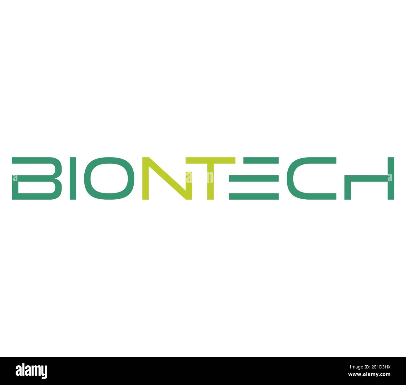 BioNTech-Symbol Stockfoto