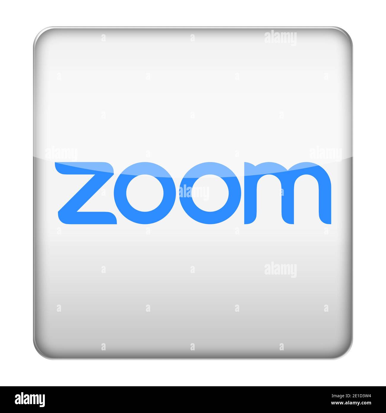 Zoom-Symbol Stockfoto