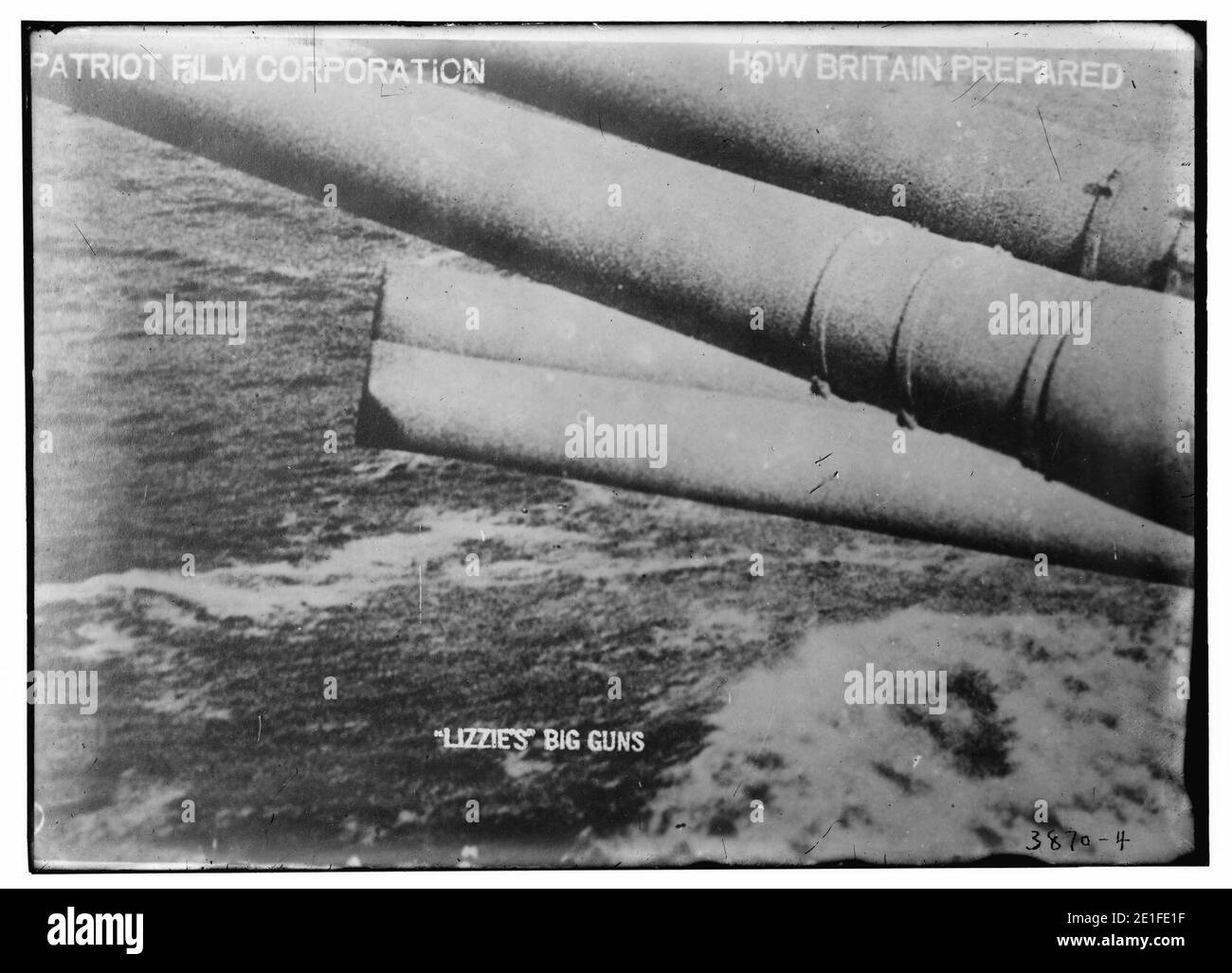 Lizzies großen Kanonen, Patriot Film Corporation, wie Großbritannien vorbereitet Stockfoto