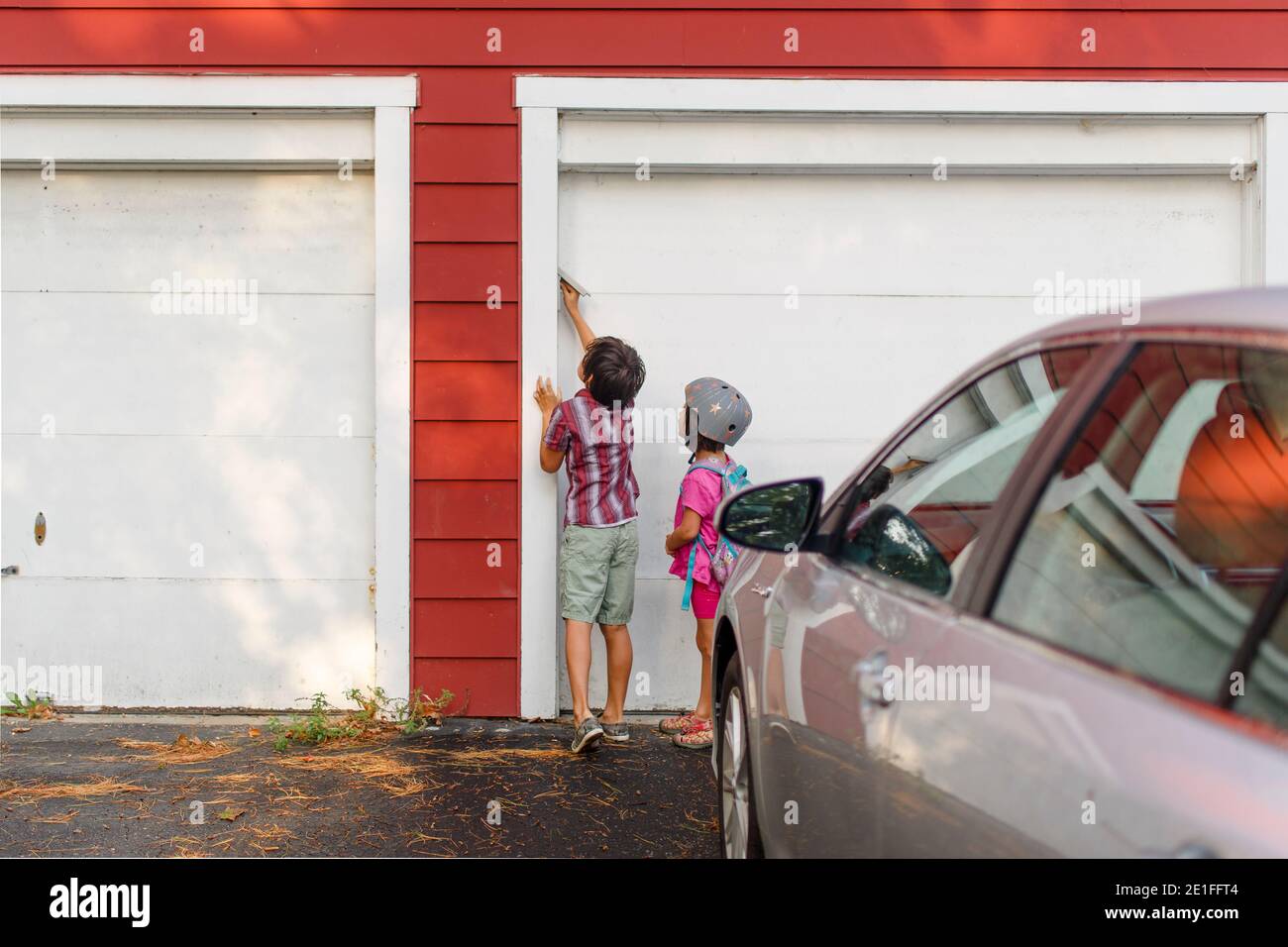 Garage Betreten Stockfotos Und Bilder Kaufen Alamy