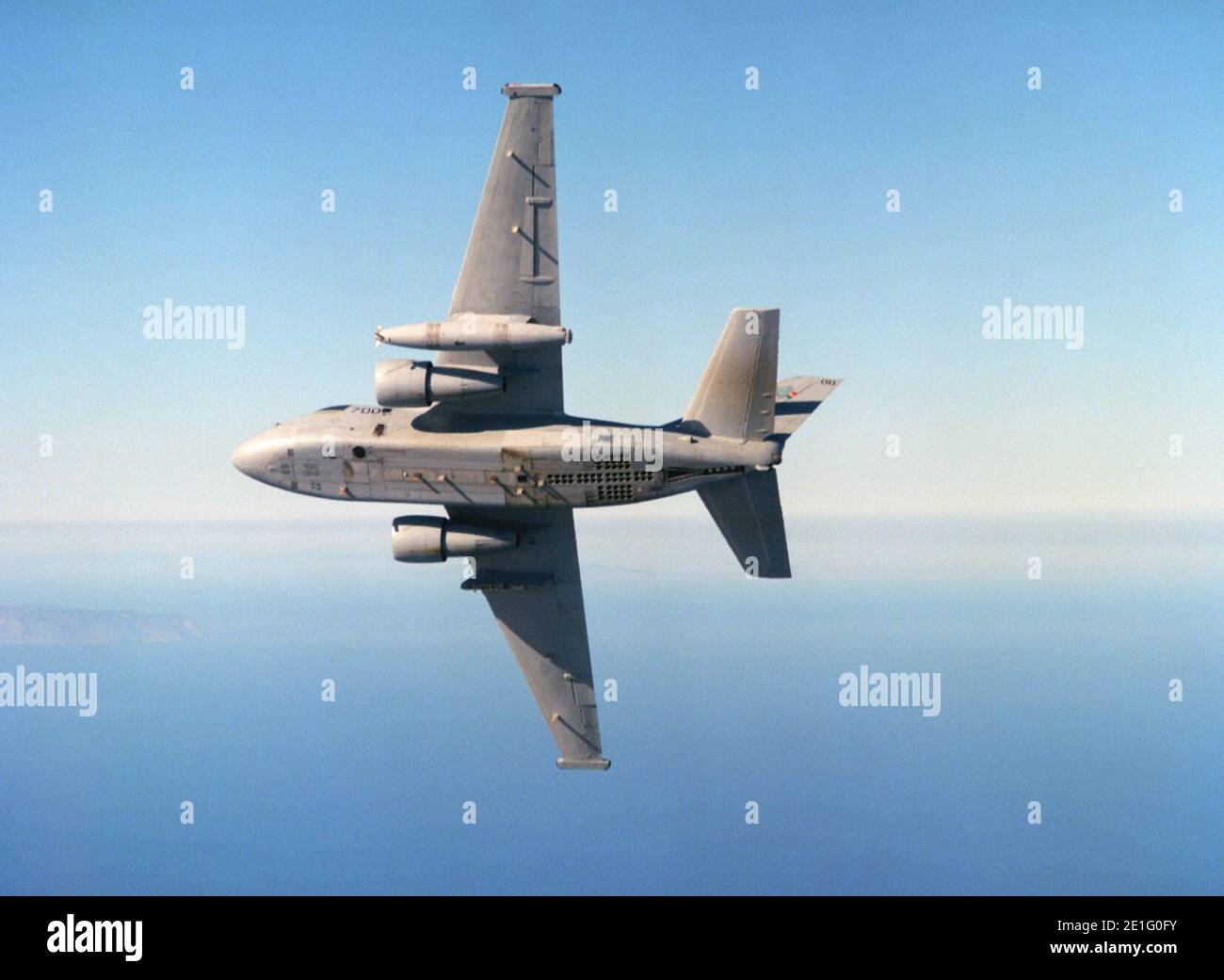 Lockheed S-3B Viking von VS-35 im Flug am 23. Januar 1995 (6655041). Stockfoto