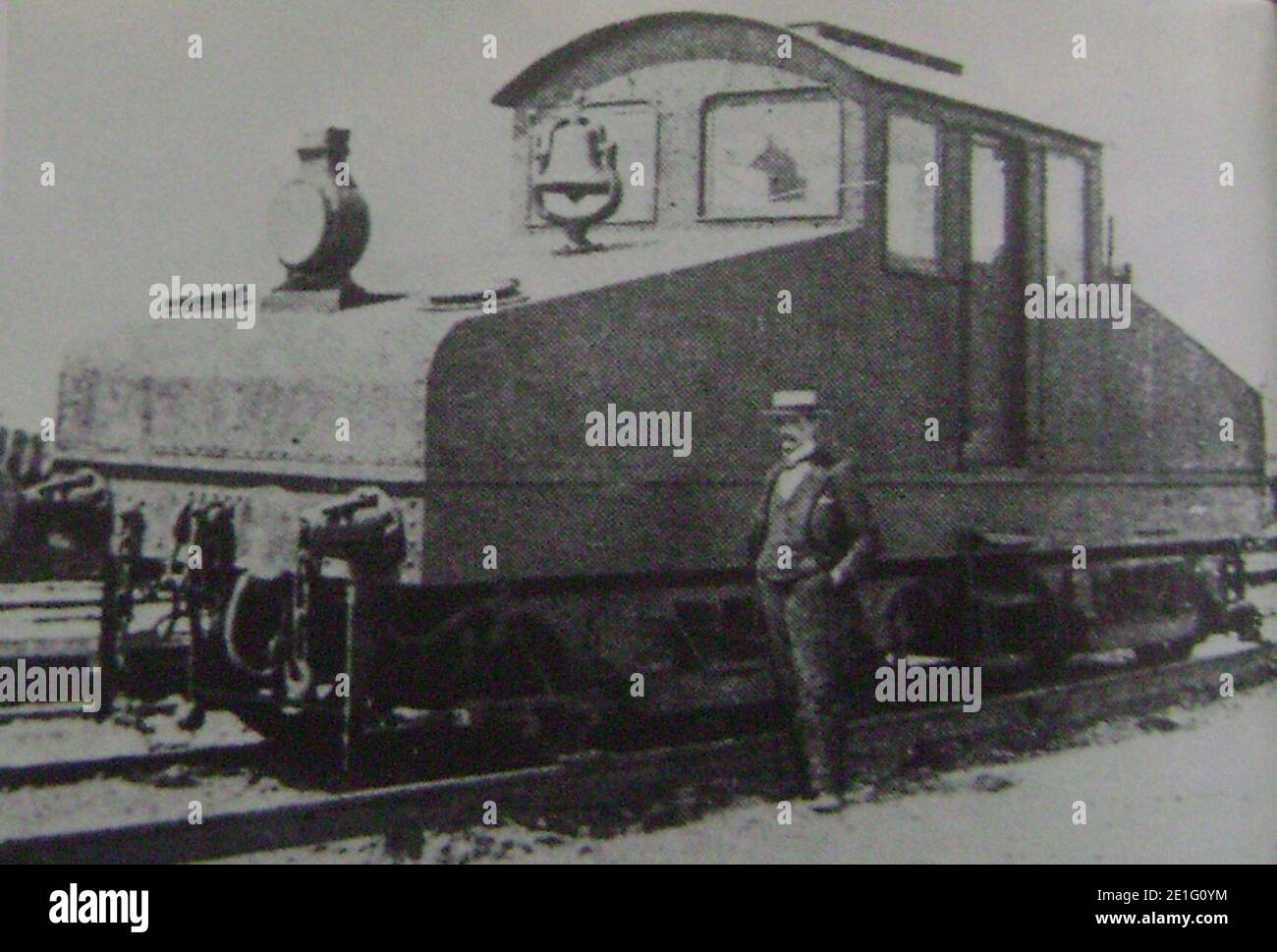 Locomotora RM01 Battistino. Stockfoto