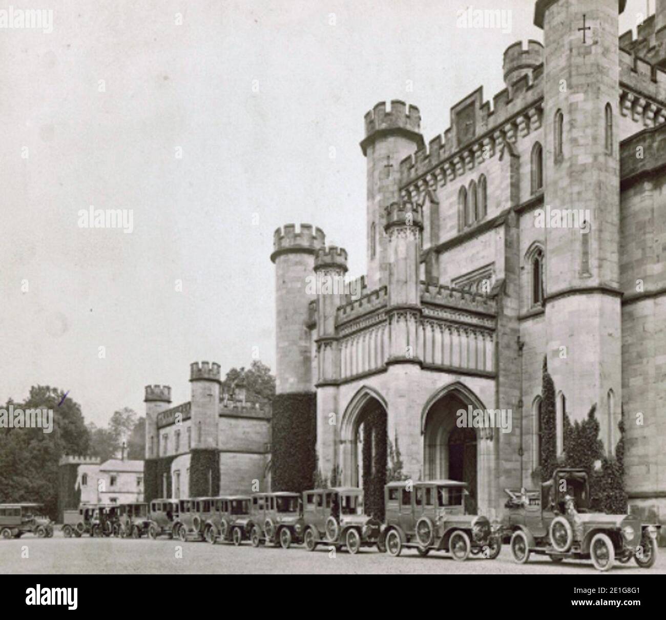 Lord Lonsdales elf Napier Autos 1913 2 1. Stockfoto