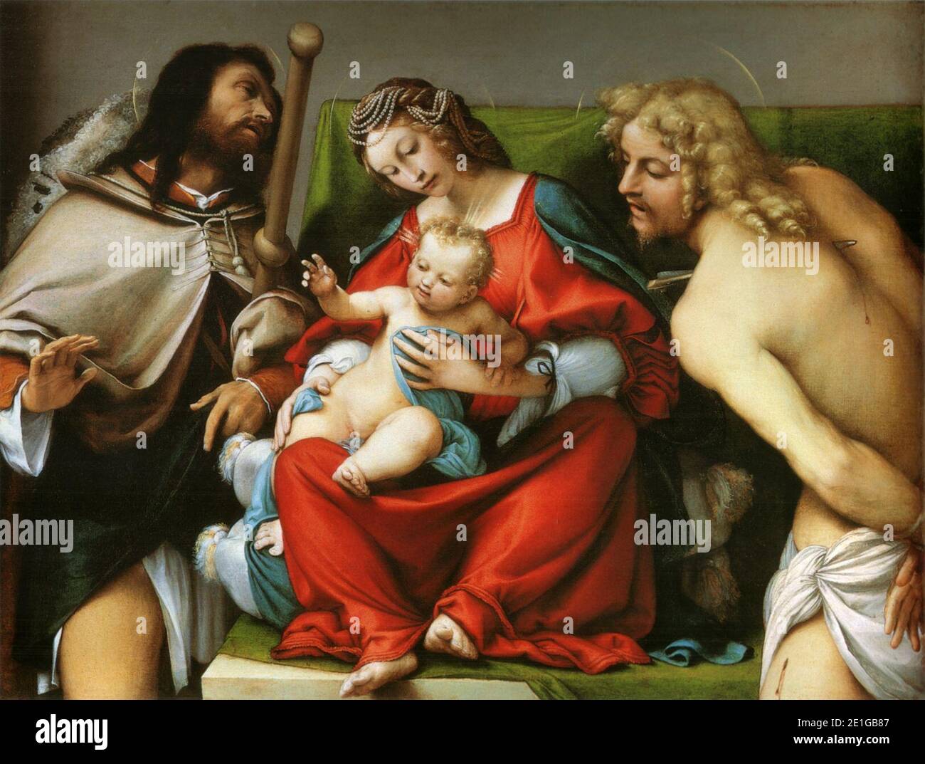 Lorenzo Lotto 034. Stockfoto