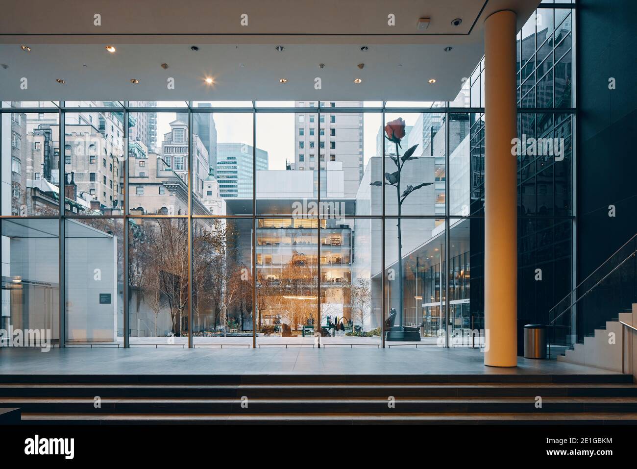 Innenansicht des Museum of Modern Art (MOMA), Manhattan, New York City, USA. Stockfoto