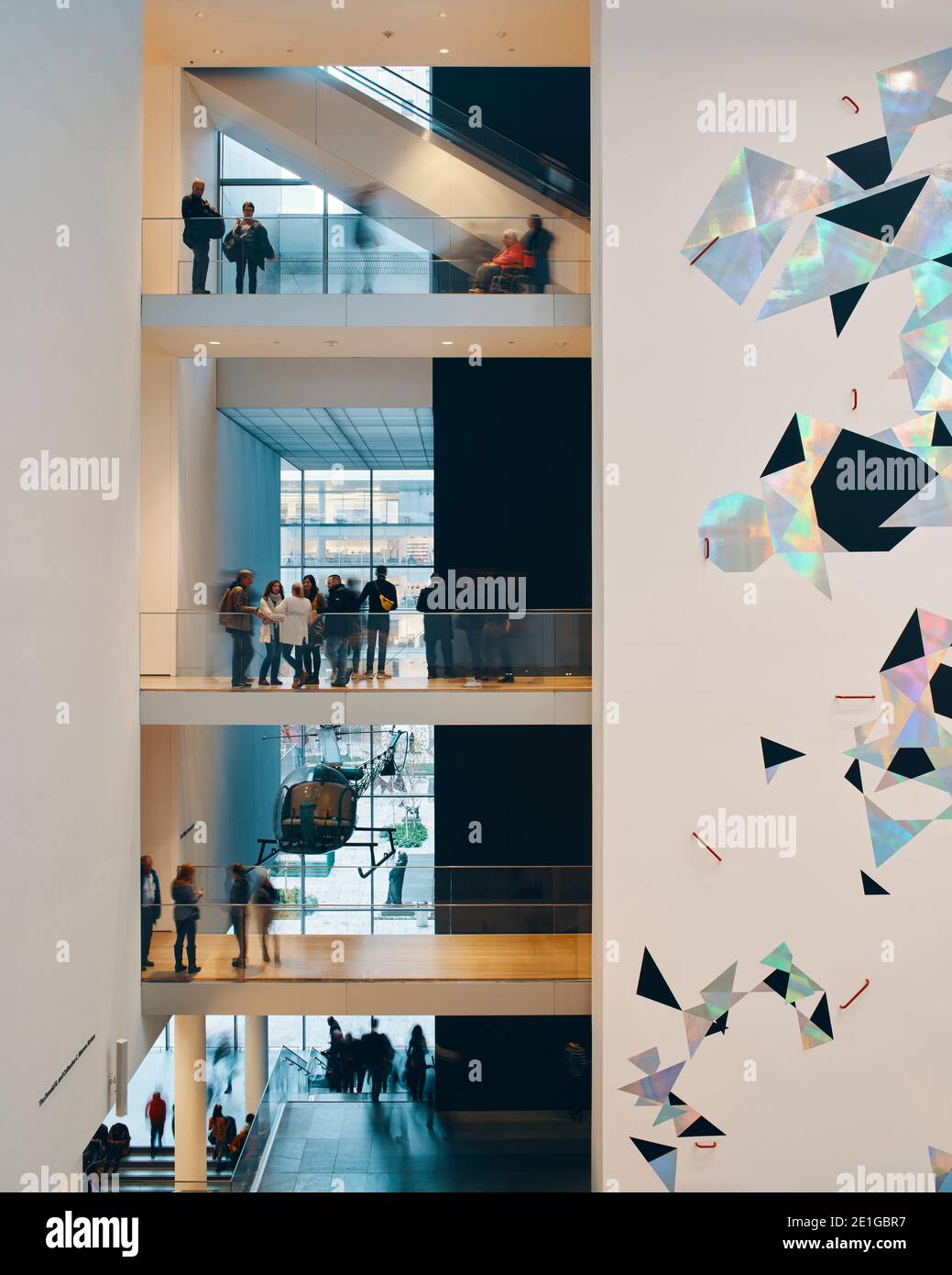 Innenansicht des Museum of Modern Art (MOMA), Manhattan, New York City, USA. Stockfoto
