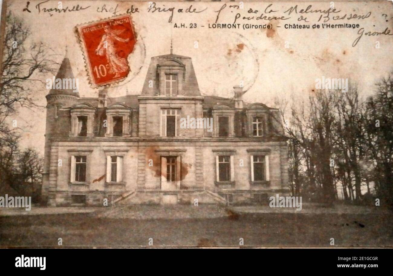 Lormont - château de l'Ermitage 2 1. Stockfoto