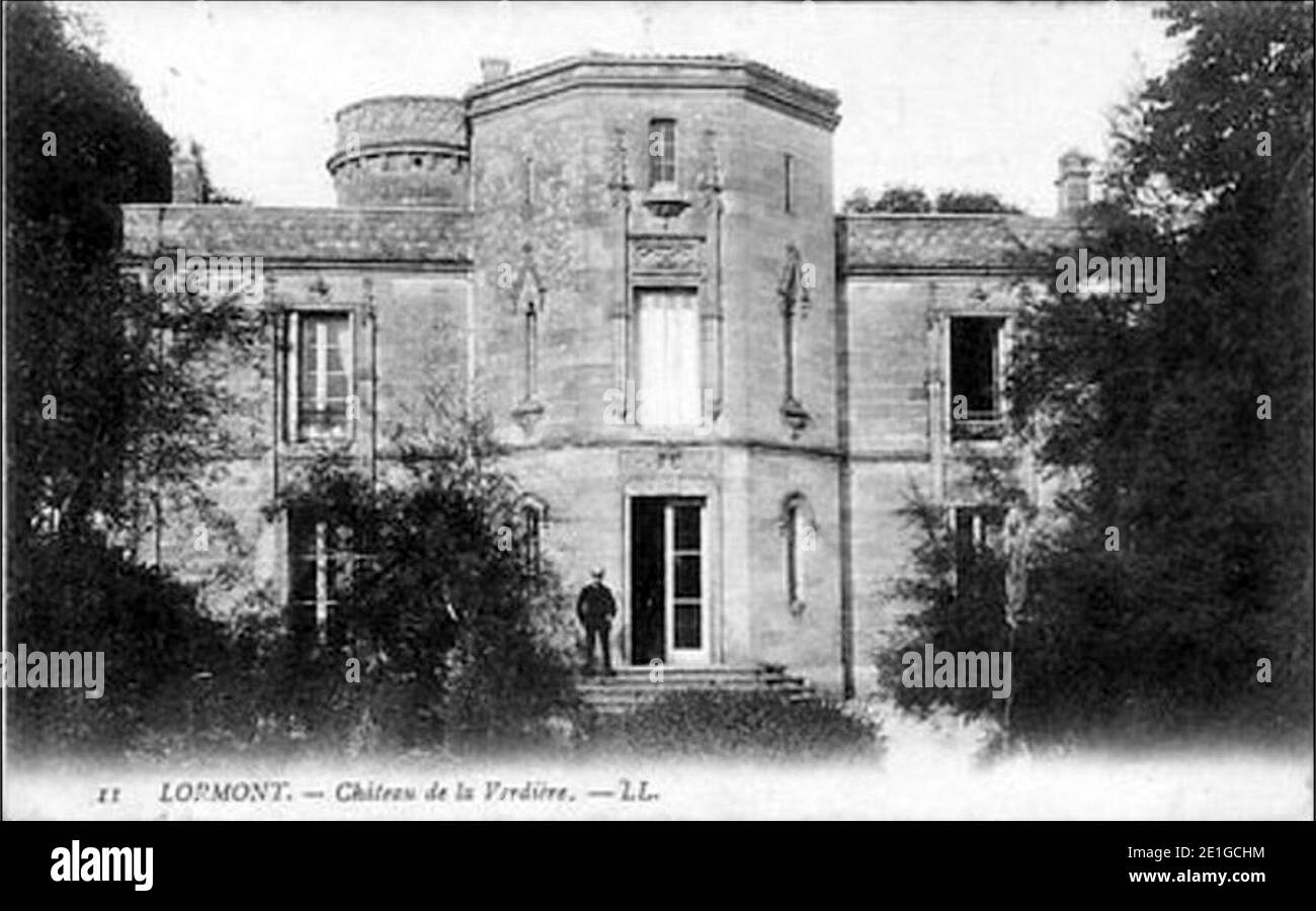 Lormont - château de la Verdière 2 1. Stockfoto