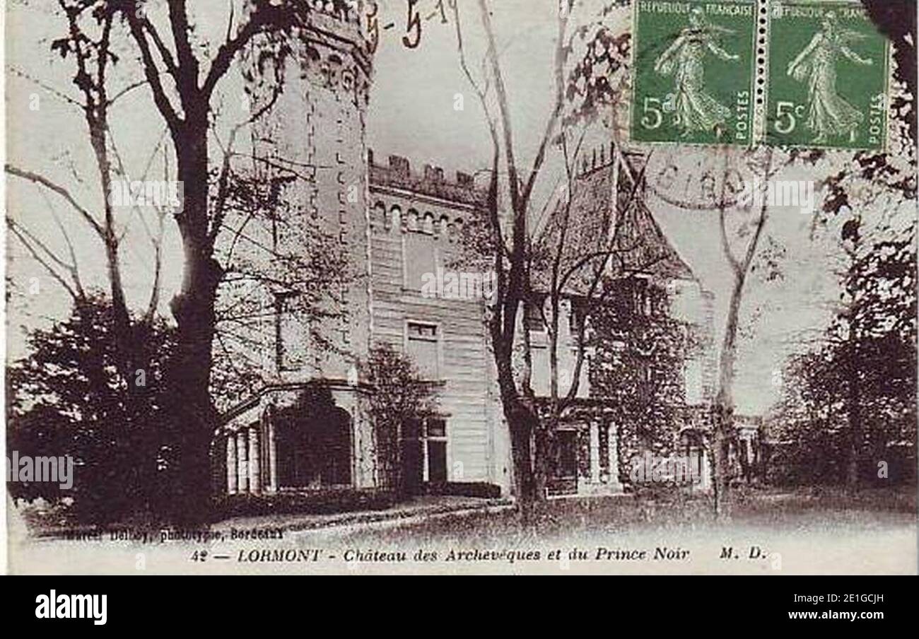 Lormont - château de Lormont 2 1. Stockfoto