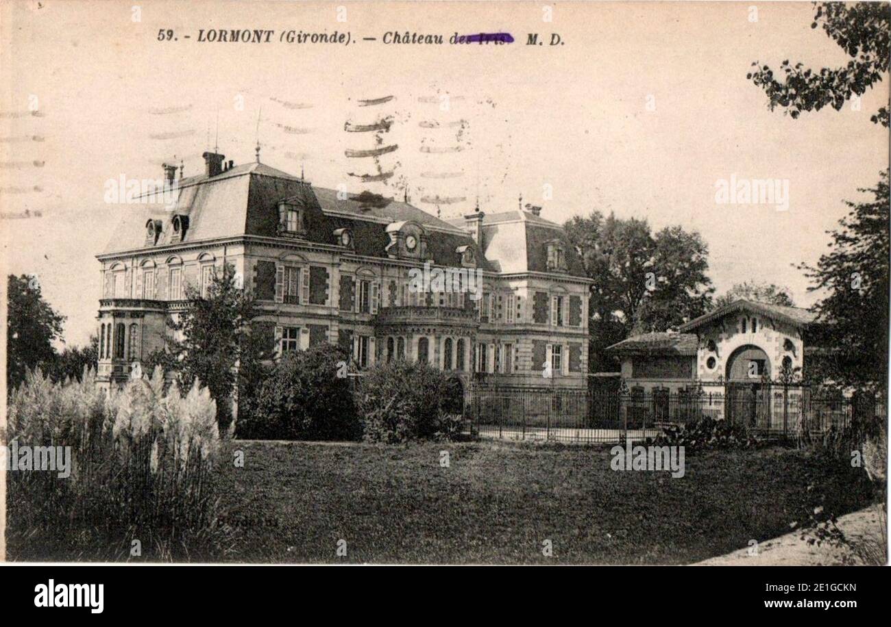 Lormont - château des Iris 2 1. Stockfoto