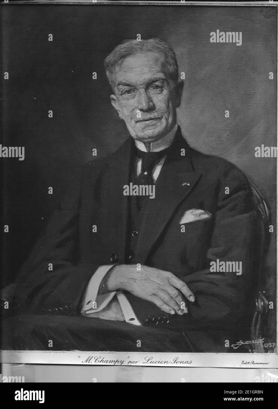 Louis Champy, par Lucien Jonas 001. Stockfoto