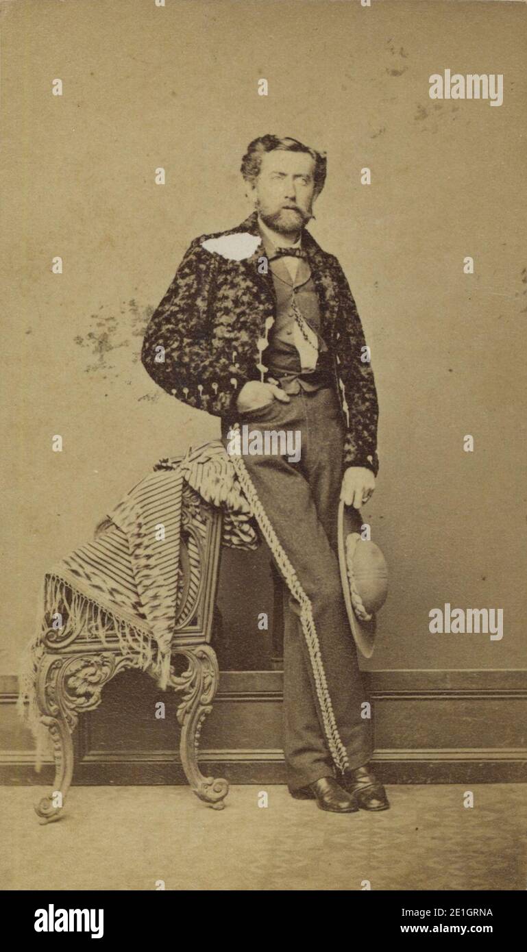 Louis de Planque um 1867. Stockfoto