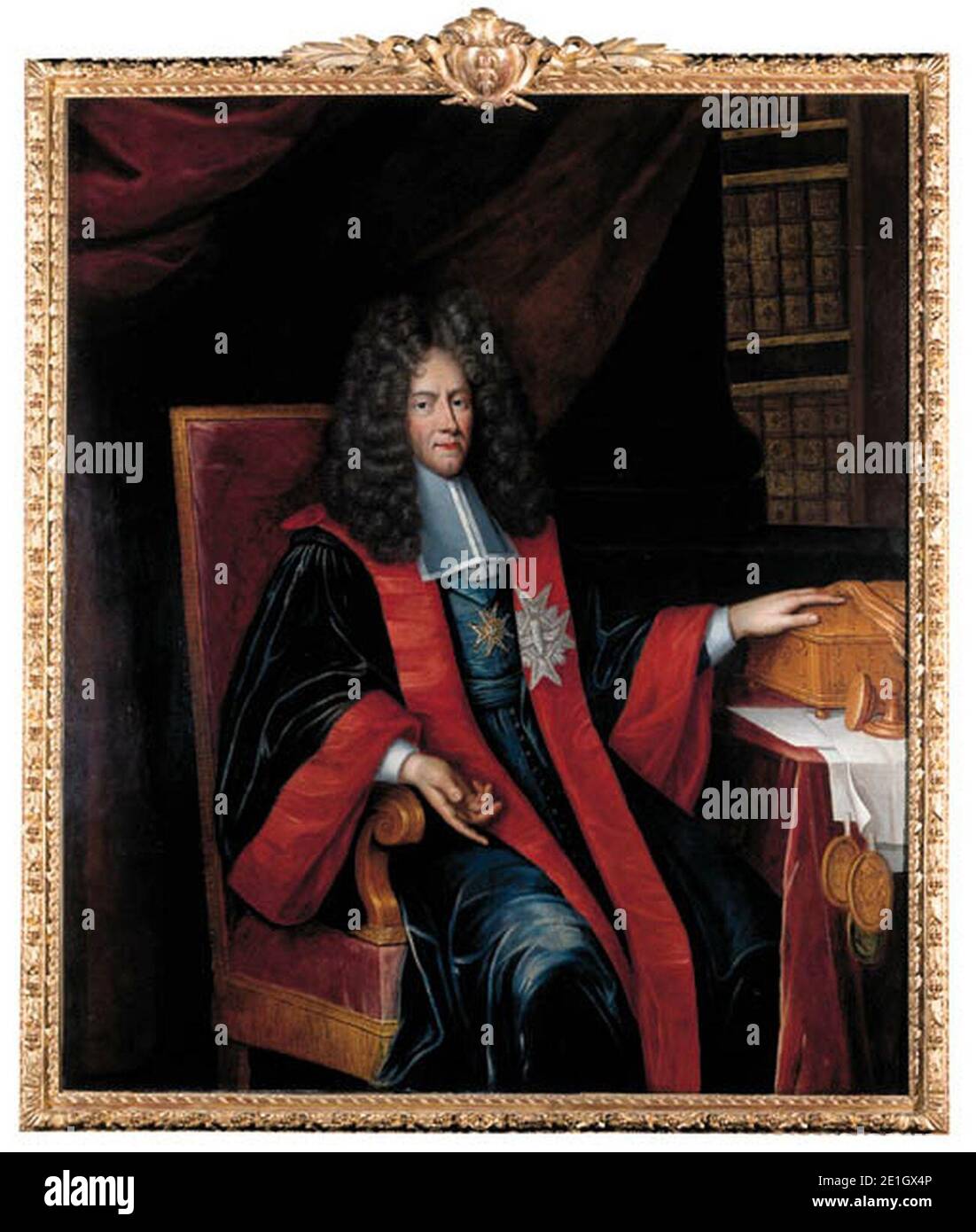 Louis Phelypeaux, comte de Pontchartrain (1643-1727). Stockfoto