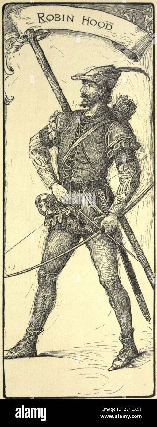 Louis Rhead Robin Hood. Stockfoto