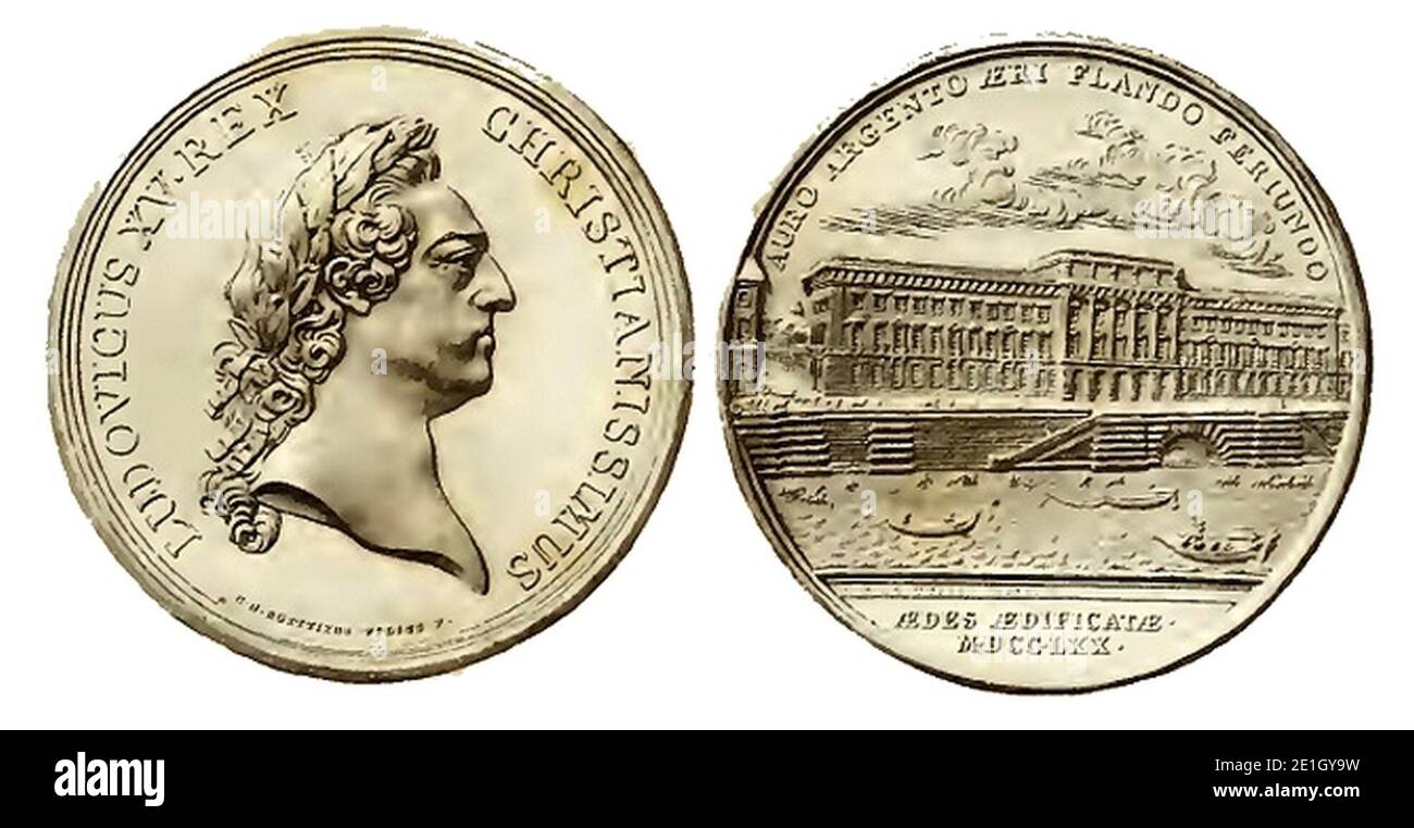 Louis XV la Monnaie 1770 imp Nat 1900. Stockfoto