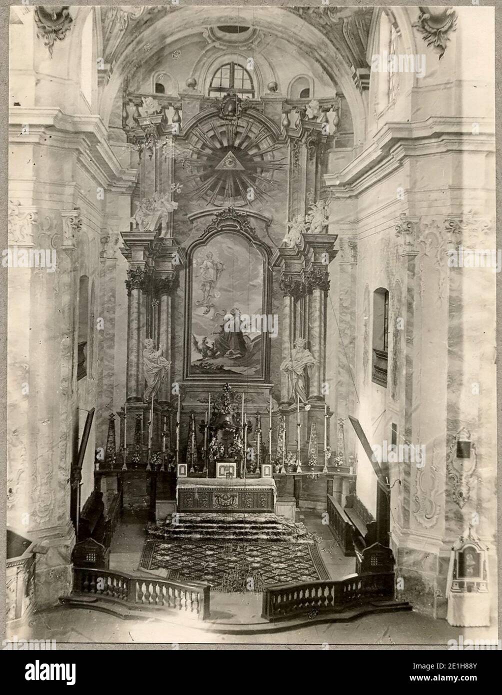 Lubiašoŭ, Pijarski. Любяшоў, Піярскі (Kazuboŭski, 1910-14) (2) 1. Любяшоў, Піярскі (Kazuboŭski, 1910-14) (2). Stockfoto