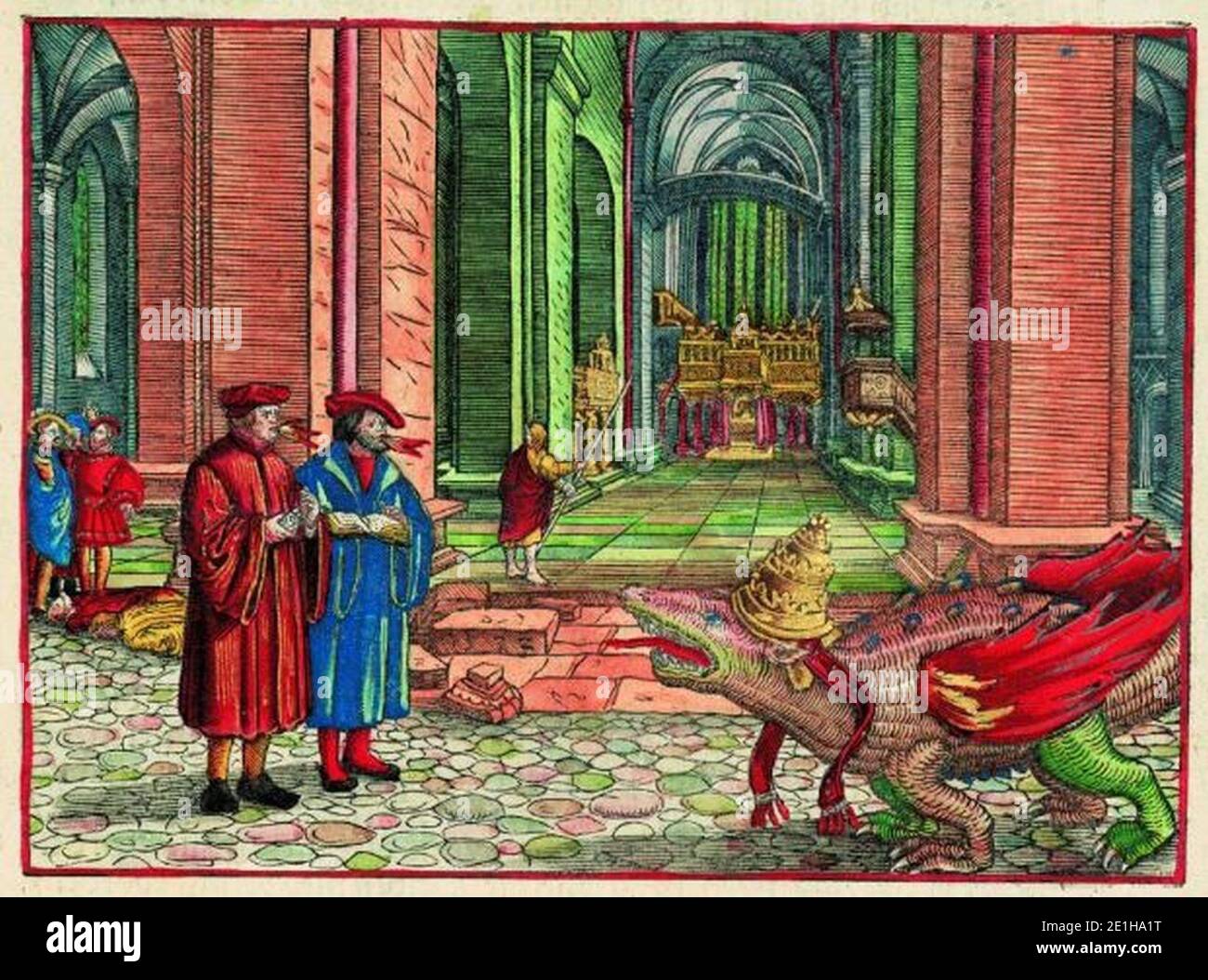 Lucas Cranach per la Bibbia di Martin Lutero. Stockfoto Lucas Cranach per la Bibbia di Martin Lutero. Stockfoto
