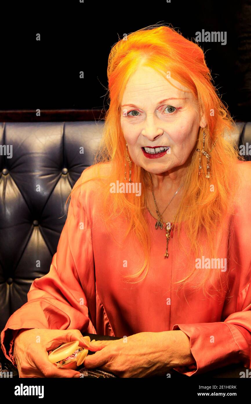 Vivienne Westwood im Cafe de Paris, London Stockfoto
