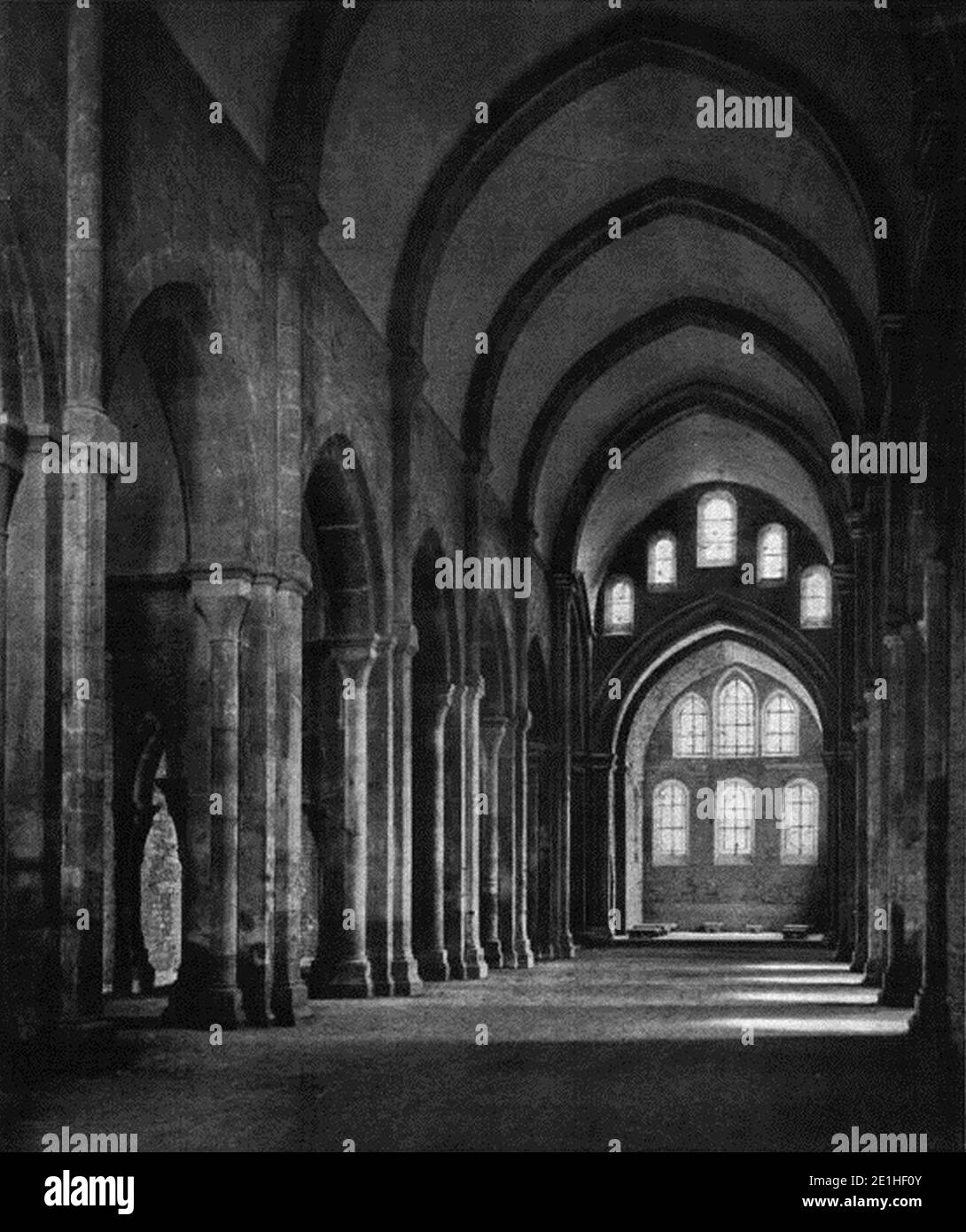 Lucien Bégule - L'abbaye de Fontenay et l'architecture cisterzienser Seite 019-2 1. Stockfoto