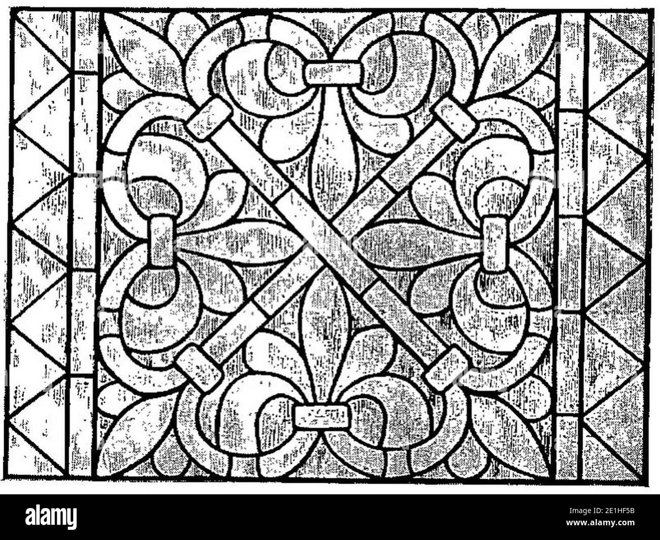 Lucien Bégule - L'abbaye de Fontenay et l'architecture cisterzienser Seite 053-2 1. Stockfoto