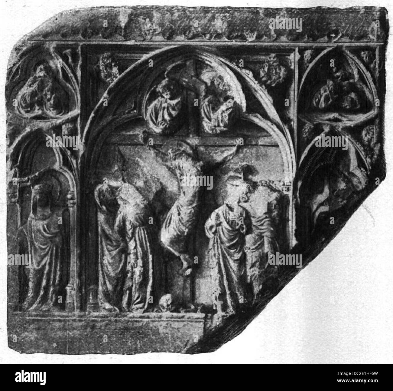 Lucien Bégule - L'abbaye de Fontenay et l'architecture cisterzienser Seite 057-2 1. Stockfoto